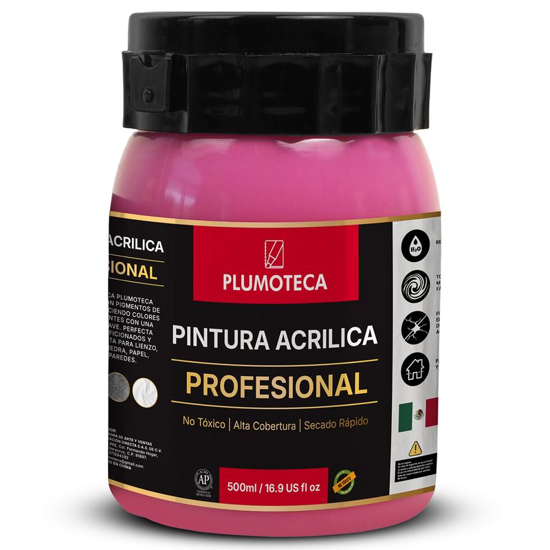 Pintura acrílica Magenta Claro foto 2